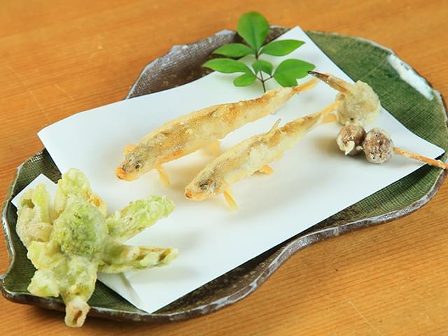 小魚の天ぷら